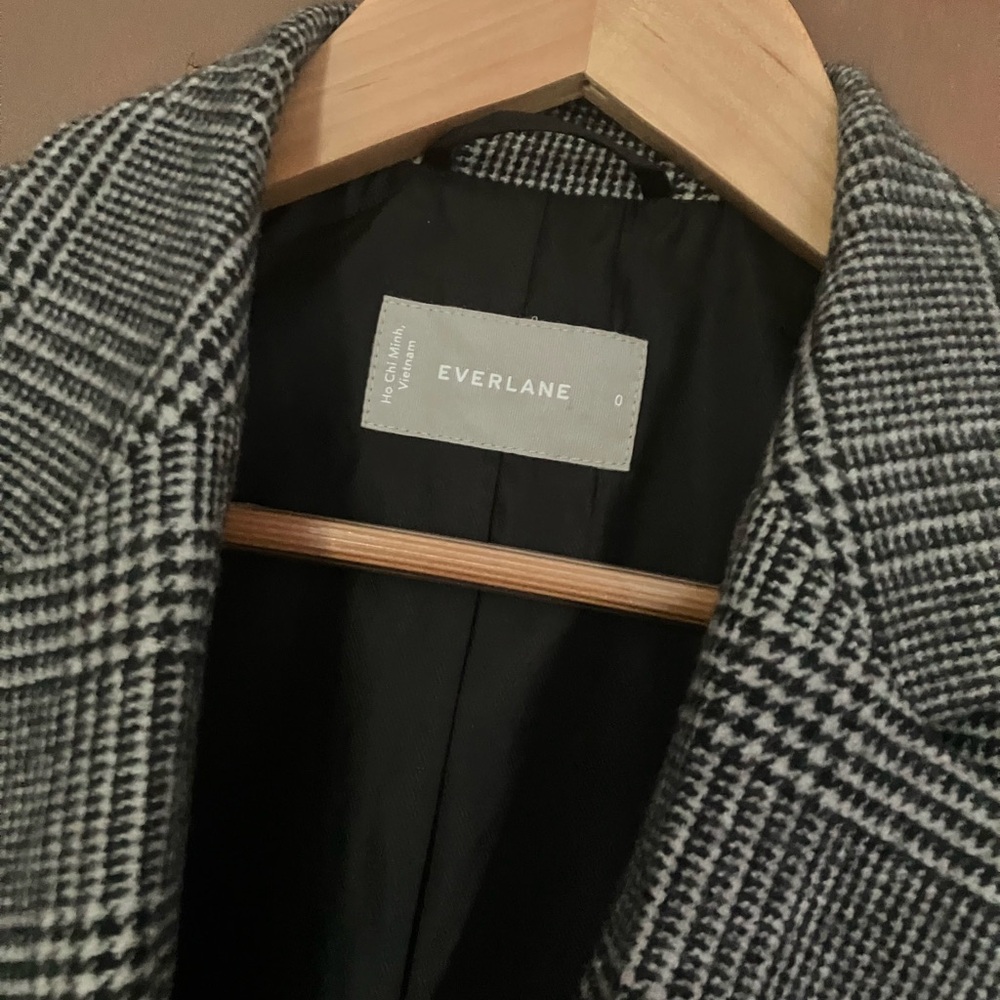 MOVING SALE Everlane Glen Plaid Blazer - Picture 10 of 12